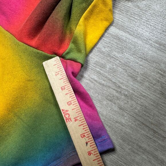 The North Face Rainbow Fleece Shorts Men's M Colorful Drawstring Hiking Running - Picture 7 of 11